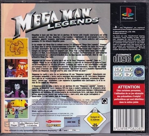 Mega Man Legends - PlayStation 1 (B Grade) (Genbrug)